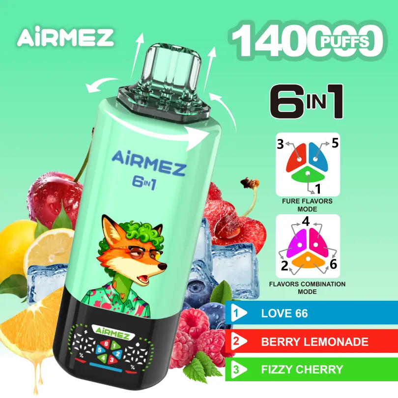 Airmez FOX 140K PUFFS 6u1 - Image 2