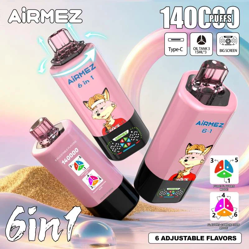 Airmez FOX 140K PUFFS 6u1