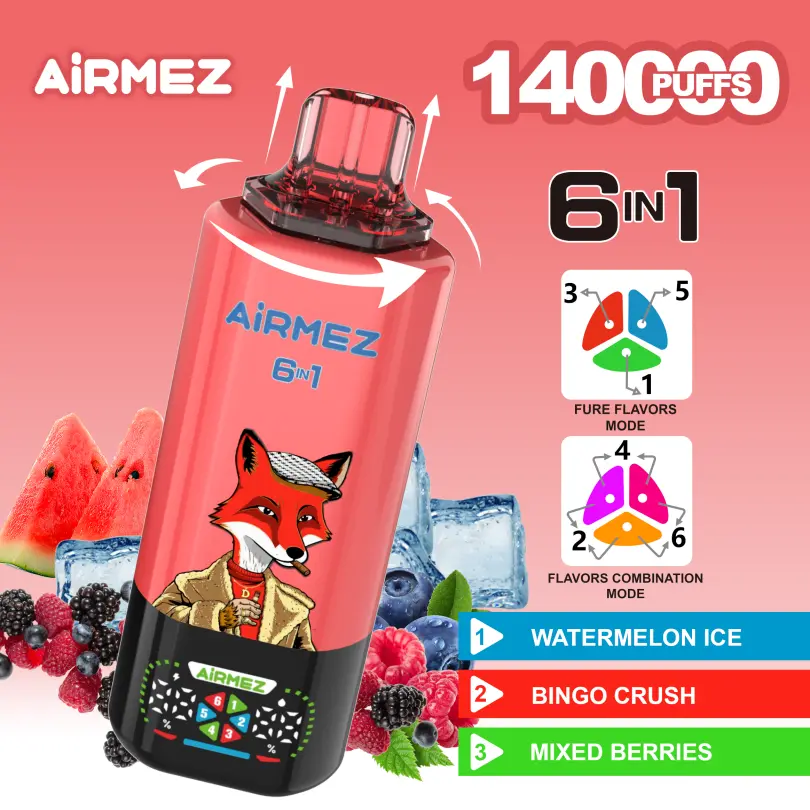 Airmez FOX 140K PUFFS 6u1 - Image 4