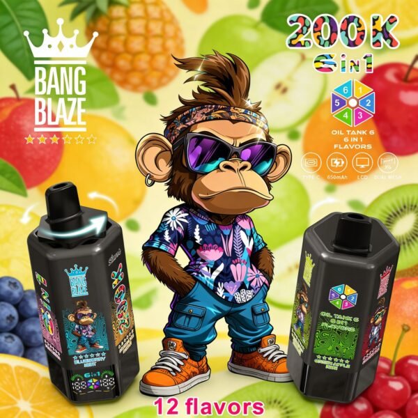Bang Blaze 200K 6u1 édes ízvilág