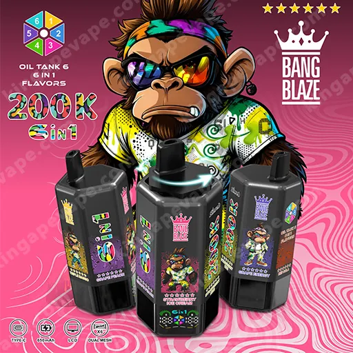 Bang Blaze 200K Puffs 6u1 - Image 2