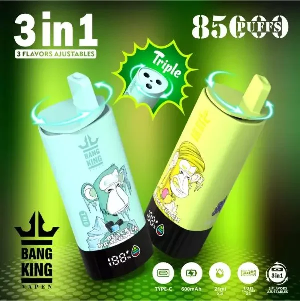 BANG KING Triple 85K Puffs 3u1 - Image 2