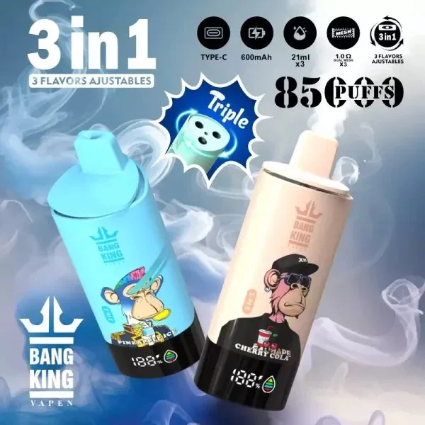 BANG KING Triple 85K Puffs 3u1 - Image 4