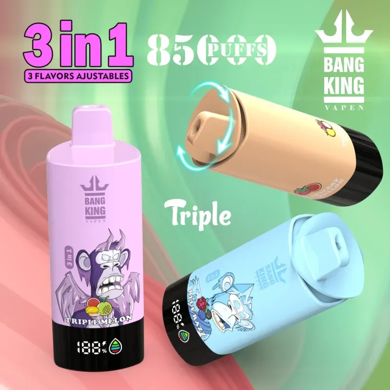 BANG KING Triple 85K Puffs 3u1