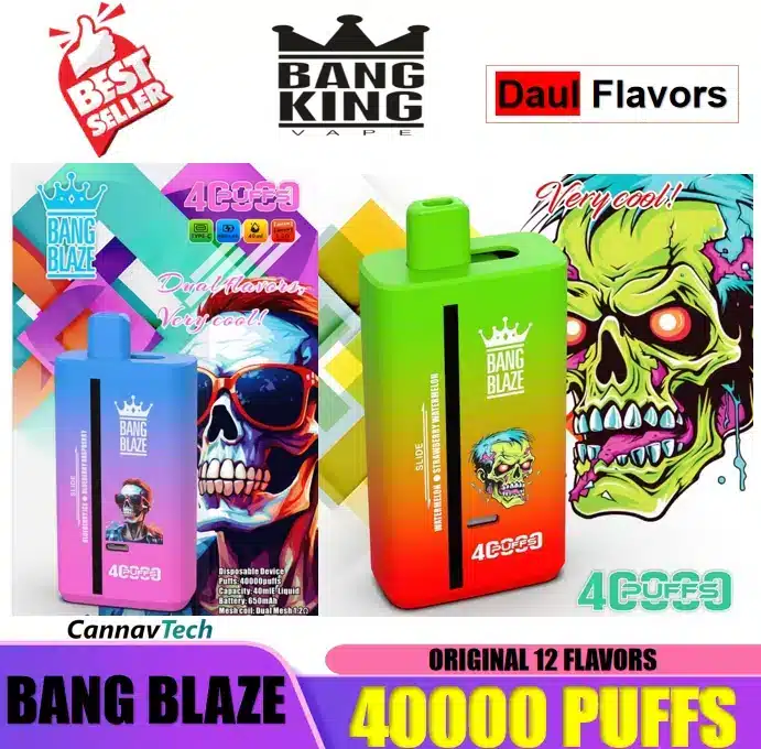 BANG BLAZE Dual Flavor 40K e cigi vape 2-az-1-ben