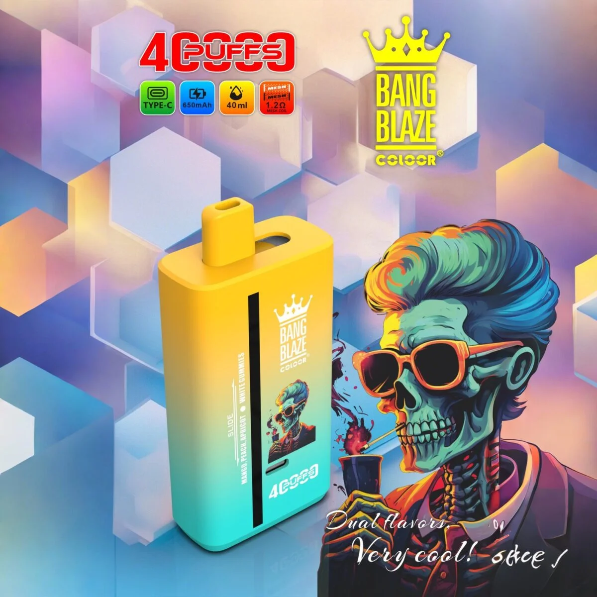 BANG BLAZE Dual Flavor 40K Puffs 2U1