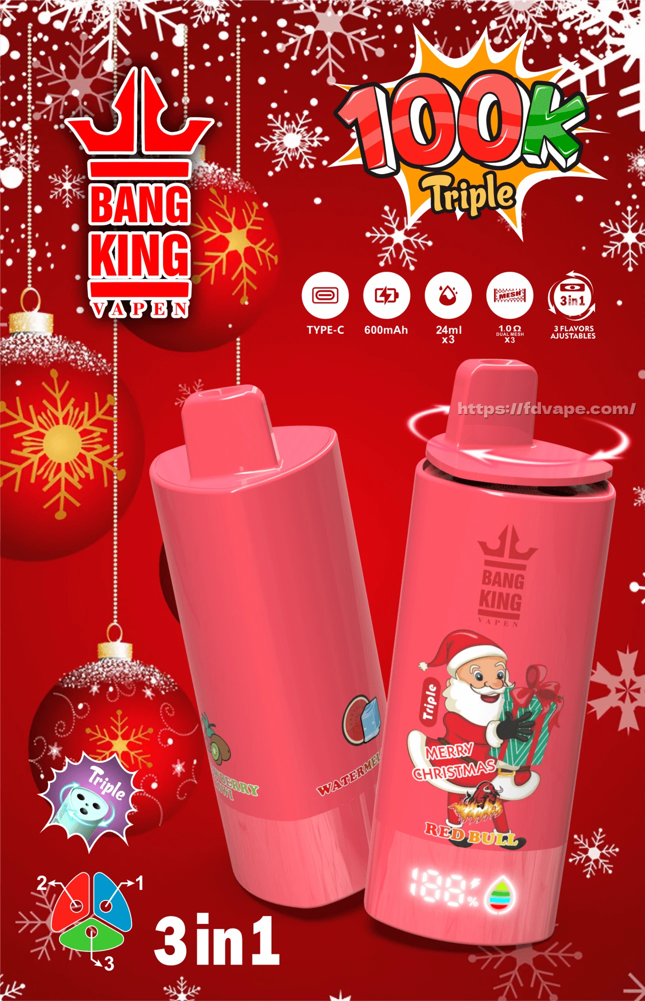 Bang King 100K Puffs 3U1 - Image 3