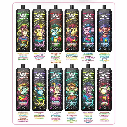 QQ Bang 180K 4in1 e cigi – 180.000 szippantás, 4in1 ízrendszer, LCD kijelző